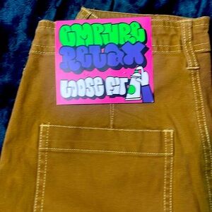 Empire pants tan color skater girl pants